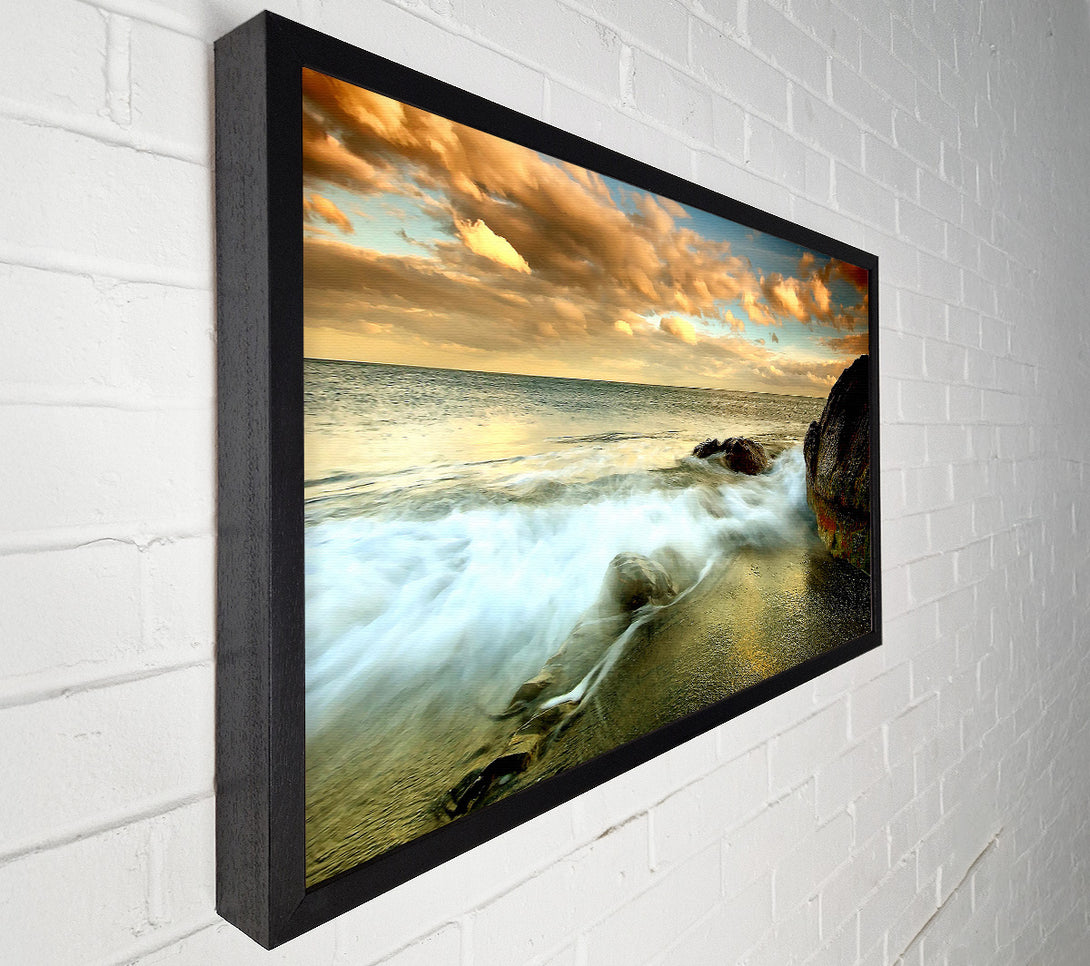  A Canvas Print of Beach Flow Canvas Print