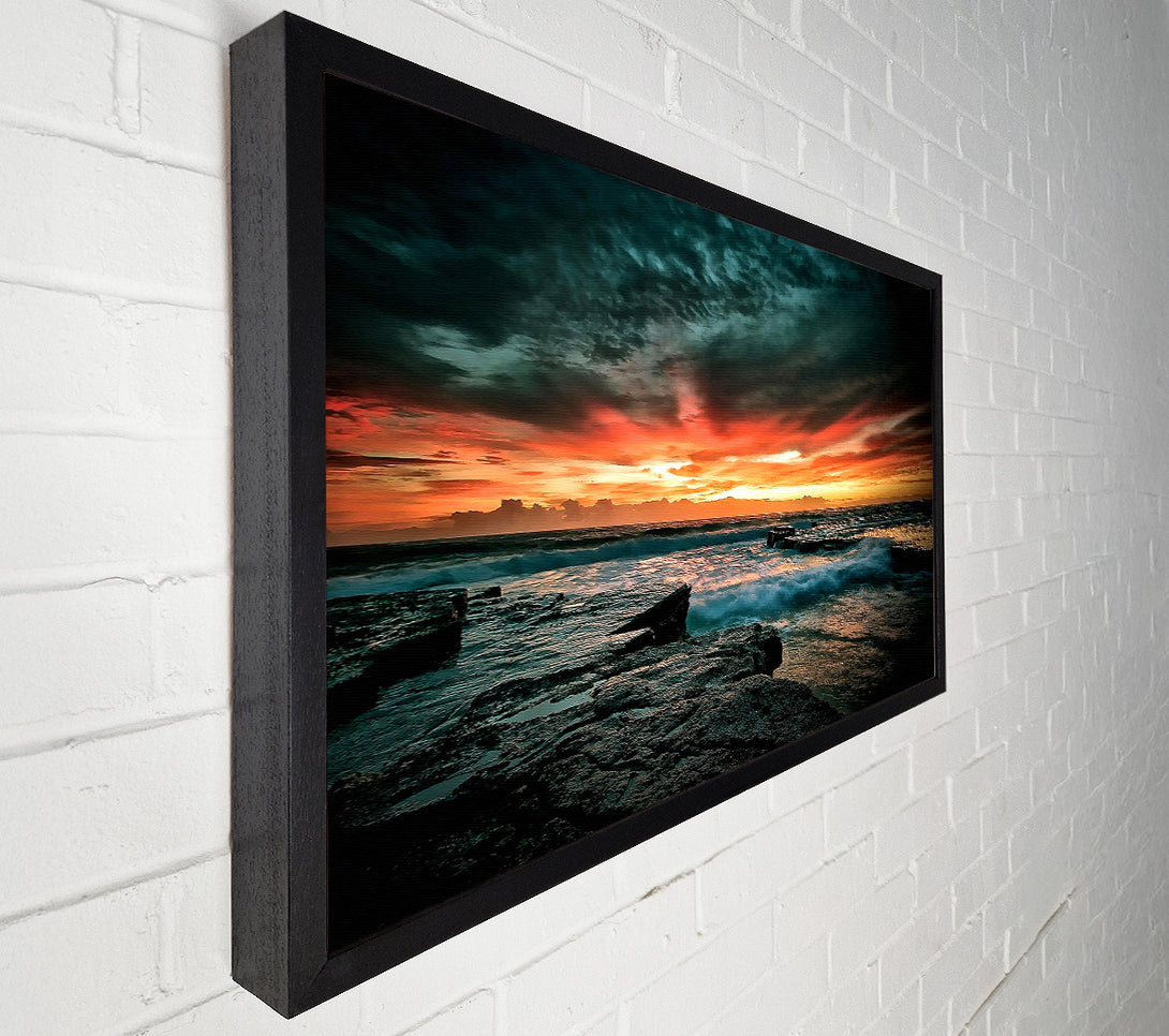  A Canvas Print of Just After The Storm At Sea Canvas Art
