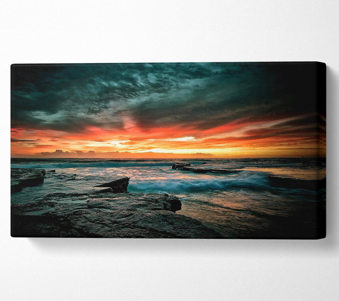  A Canvas Print of Just After The Storm At Sea Canvas Art