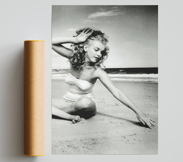 Rita Heyworth B N W Giclee Print