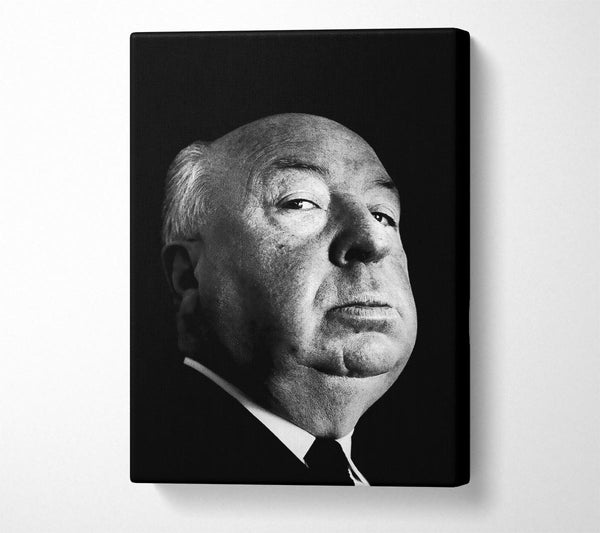 Alfred Hitchcock Portrait Canvas Wall Art