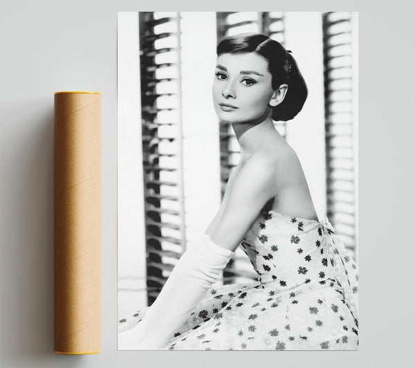Audrey Hepburn Style Print