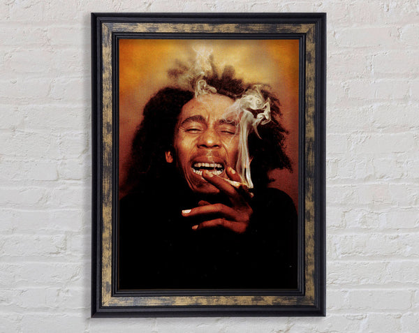 Bob Marley Laugh Framed Print
