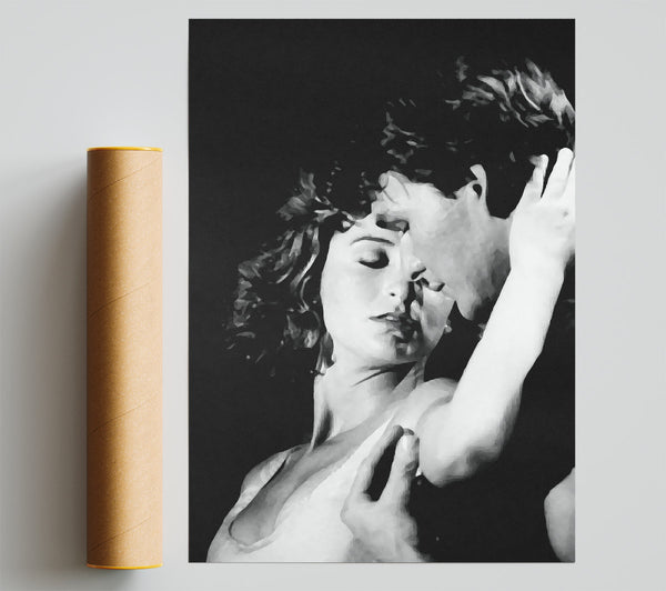 Dirty Dancing The Touch B N W Print