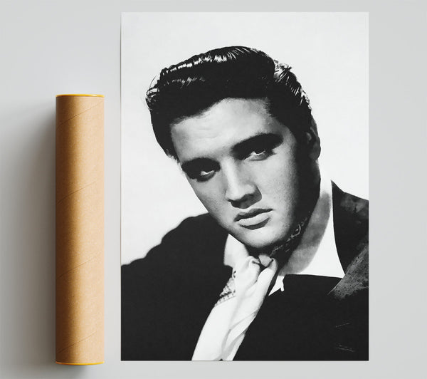 Elvis Presley Blue Suede Shoes Print
