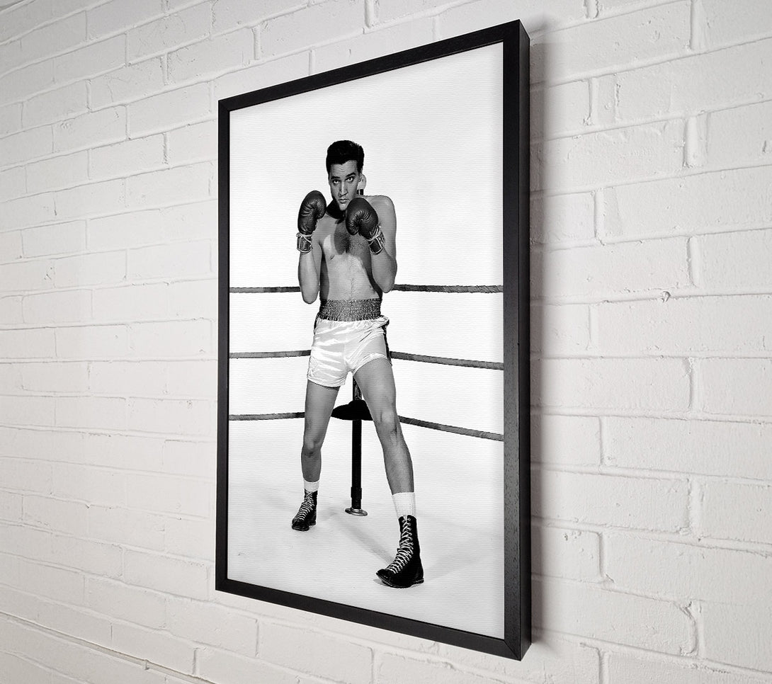  A Canvas Print of Elvis Presley Boxing Kid Canvas Art