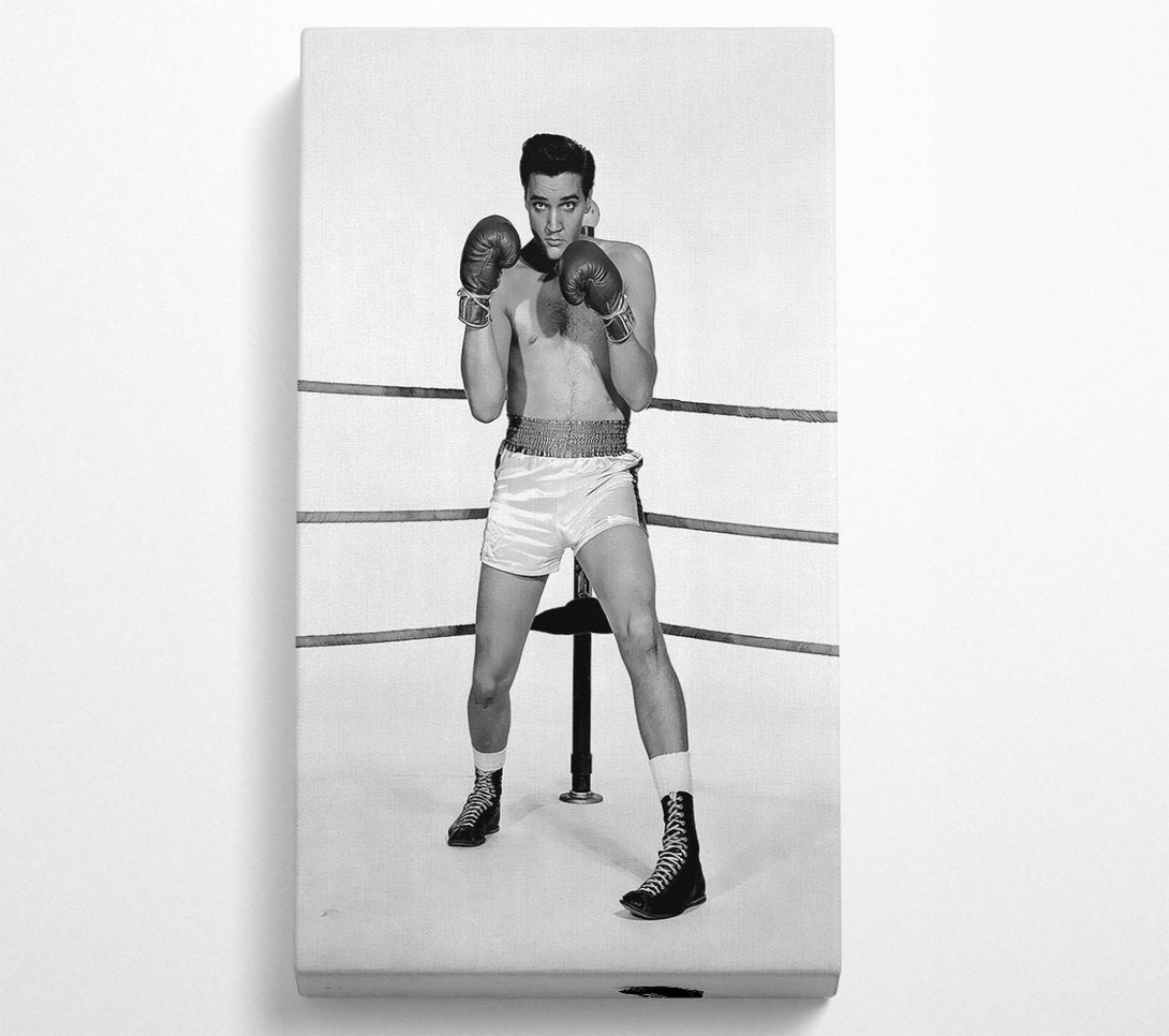  A Canvas Print of Elvis Presley Boxing Kid Canvas Art