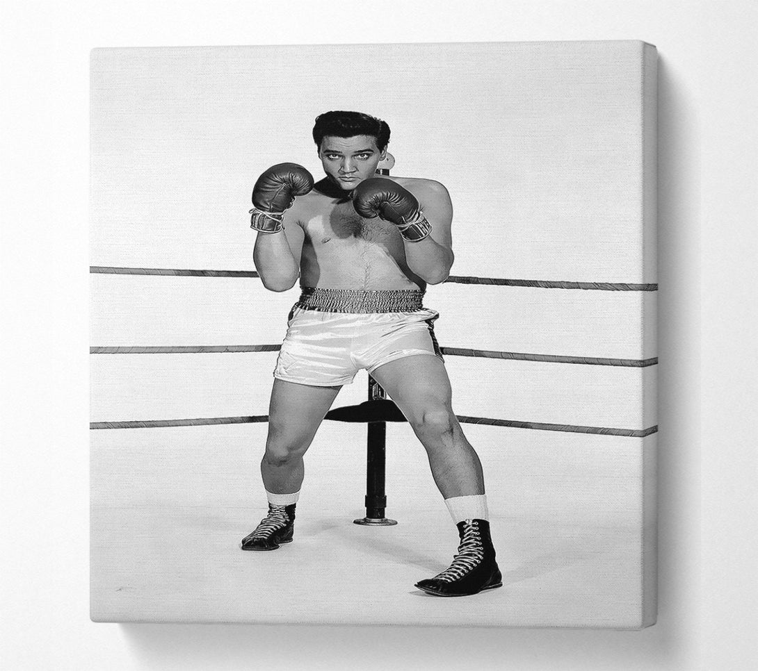  A Canvas Print of Elvis Presley Boxing Kid Canvas Art