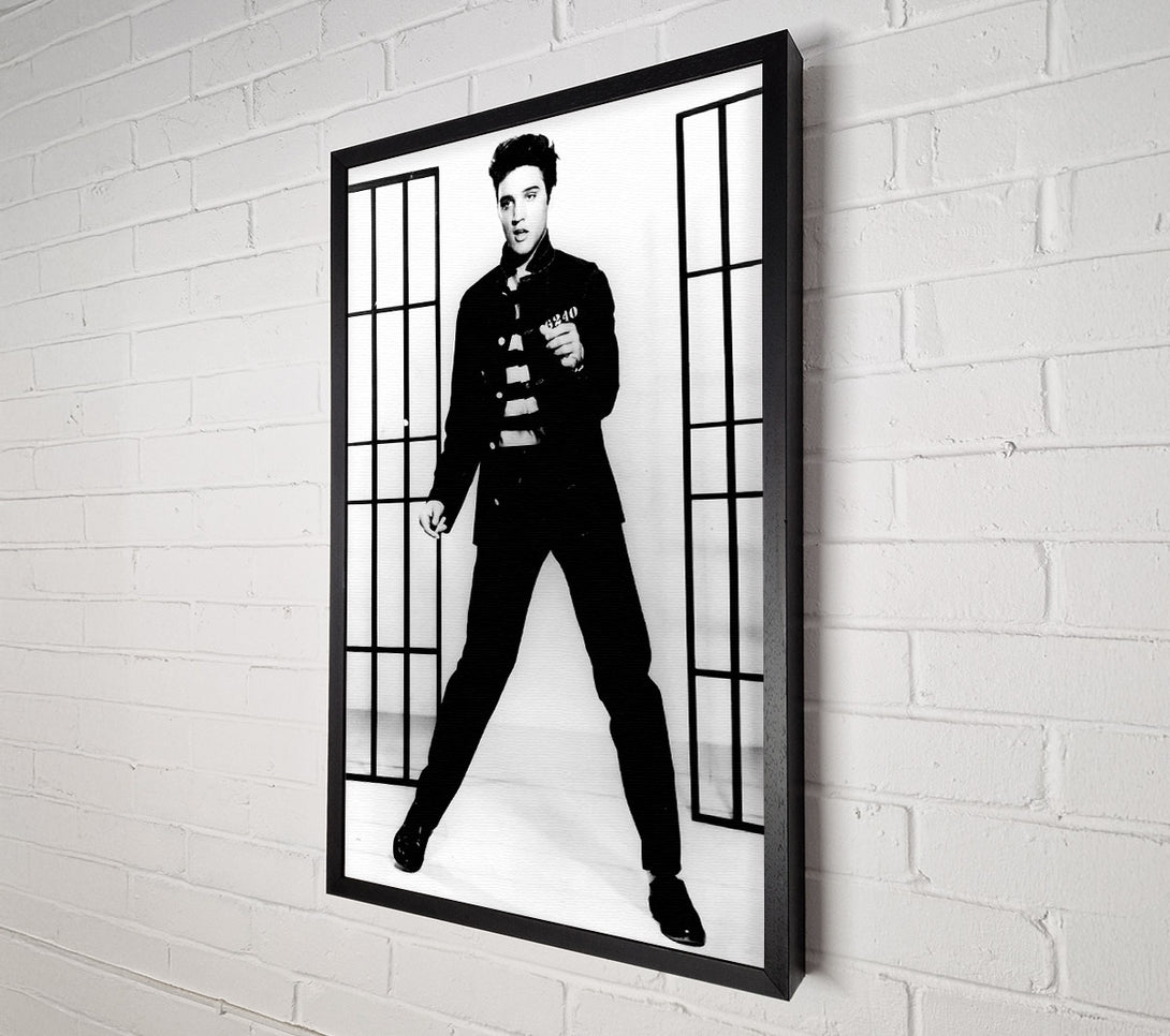 A Canvas Print of Elvis Presley Jail House Rock Canvas Print