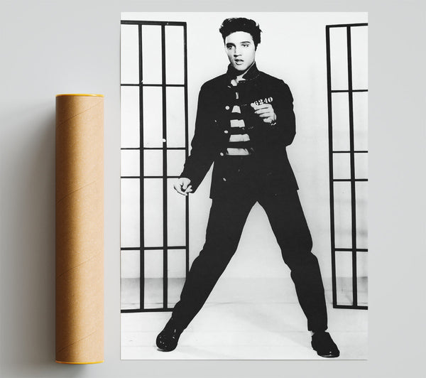Elvis Presley Jail House Rock Giclee Print
