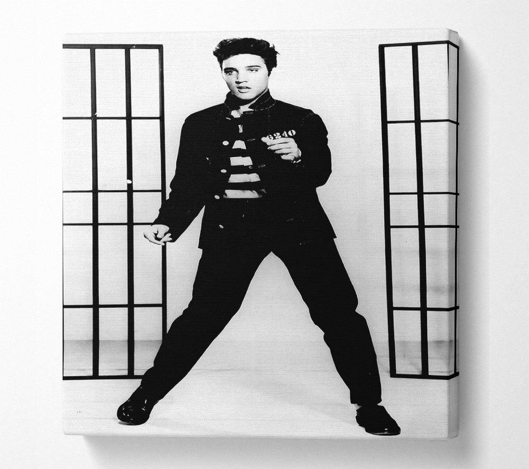  A Canvas Print of Elvis Presley Jail House Rock Canvas Print