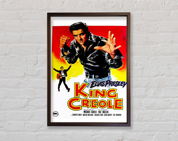 Elvis Presley King Creole Framed Print
