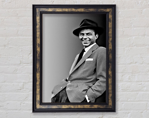 Frank Sinatra Smile Framed Print
