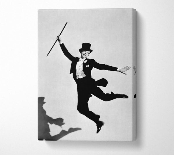 Fred Astaire Shadow Canvas Wall Art