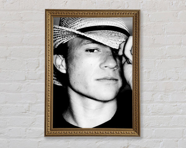 Heath Ledger Hut B n W