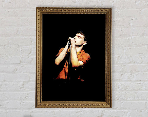 Ian Curtis Joy Division 02 Framed Print