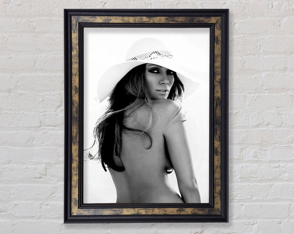 Jennifer Lopez Framed Print