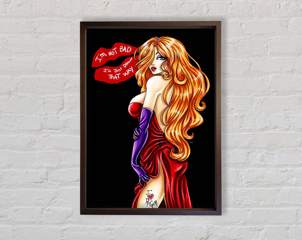 Jessica Rabbit I Love Roger Framed Print