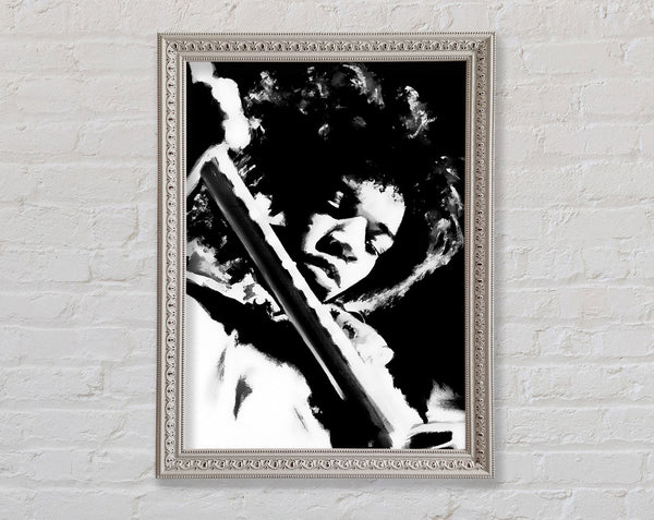 Jimi Hendrix Guitar Legend Framed Print