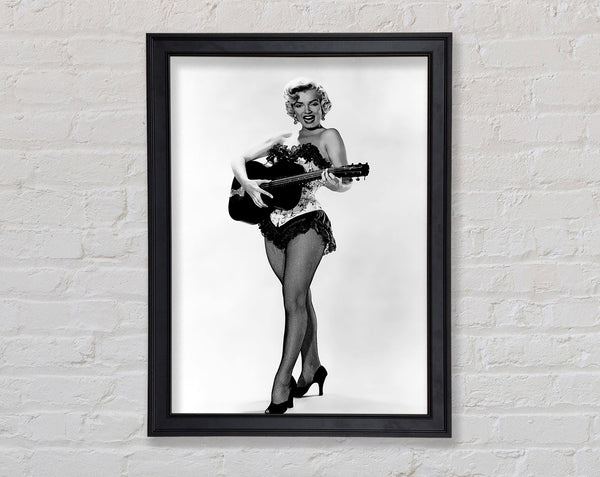 Marilyn Monroe spielt Gitarre