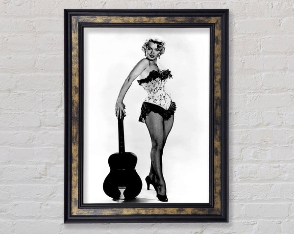 Marilyn Monroe Pose Framed Print