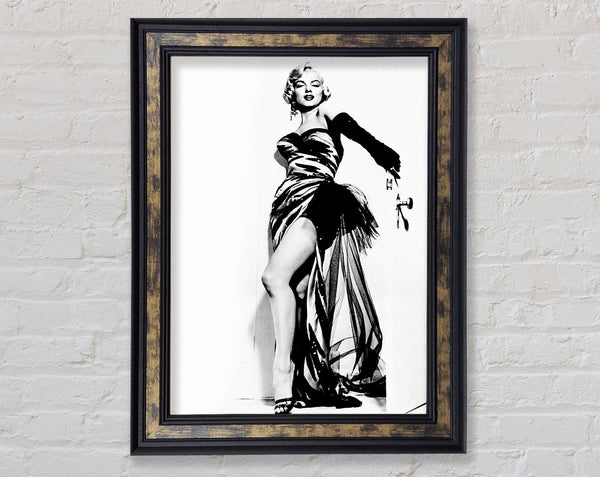 Marilyn Monroe Rare Classic Framed Print