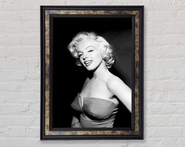 Marilyn Monroe Smile Framed Print