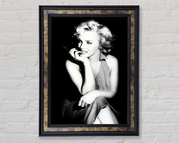 Marilyn Monroe Stare Framed Print