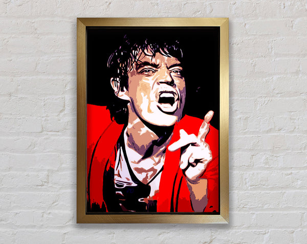 Mike Jagger von den Rolling Stones