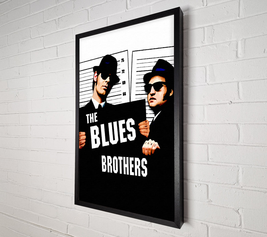  A Canvas Print of The Blues Brothers Trilby Canvas Print