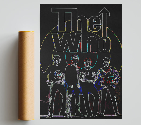 The Who Black Giclee Print