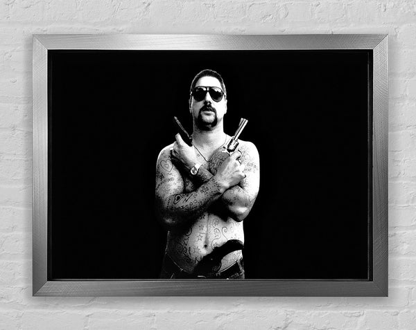 Chopper B n W Framed Print