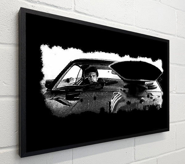 Mad Max Car B n W