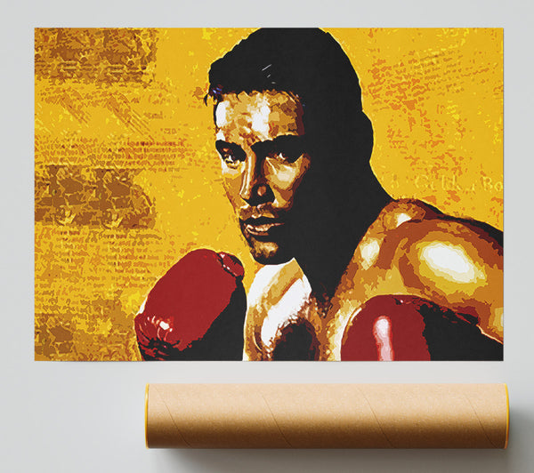 Oscar De La Hoya Golden Boy Print