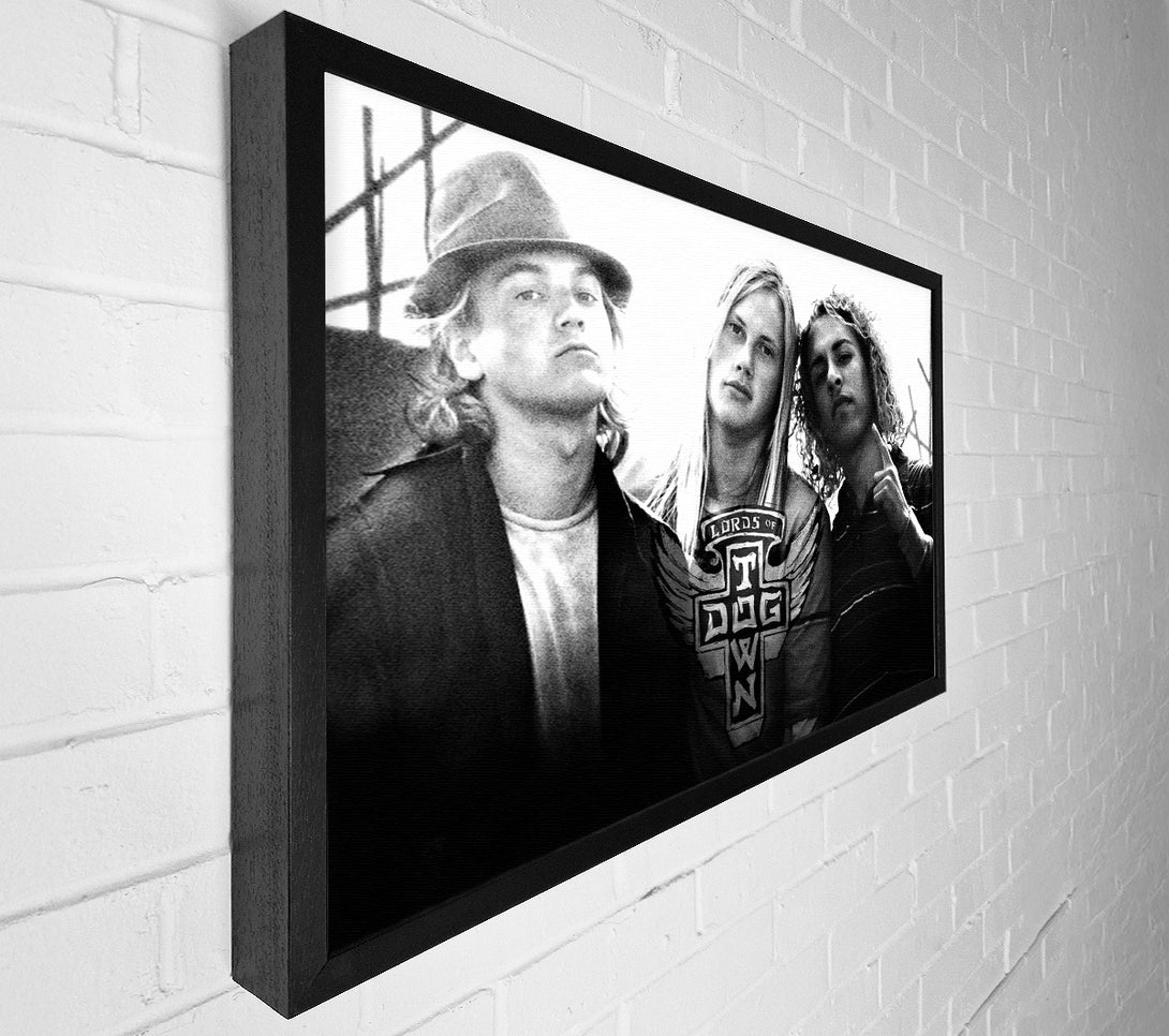  A Canvas Print of The Lords Of Dog Town B n W Canvas Wall Art