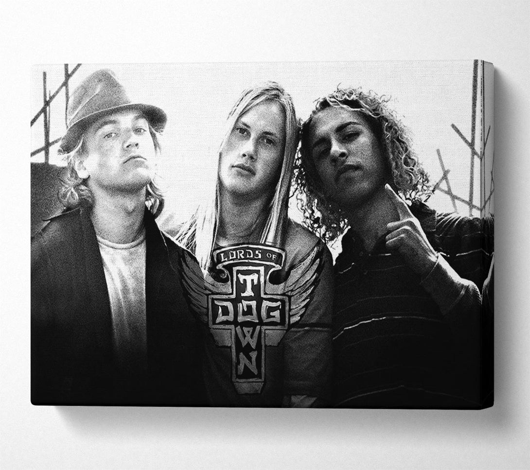 A Canvas Print of The Lords Of Dog Town B n W Canvas Wall Art