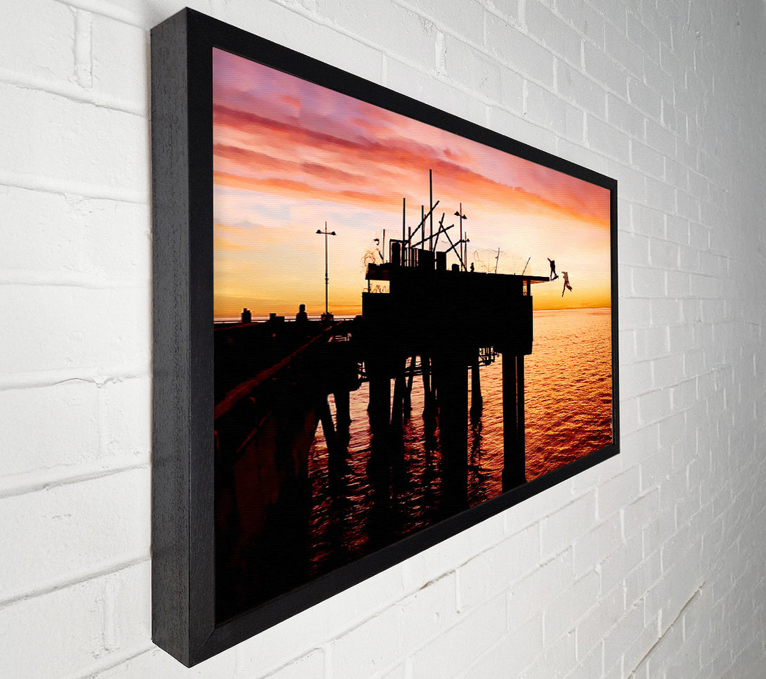  A Canvas Print of The Lords Of Dog Town Skateboards Pier Canvas Print
