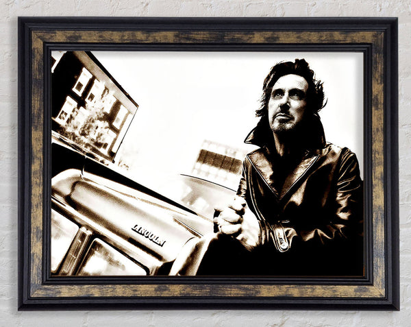 Al Pacino Streets Framed Print