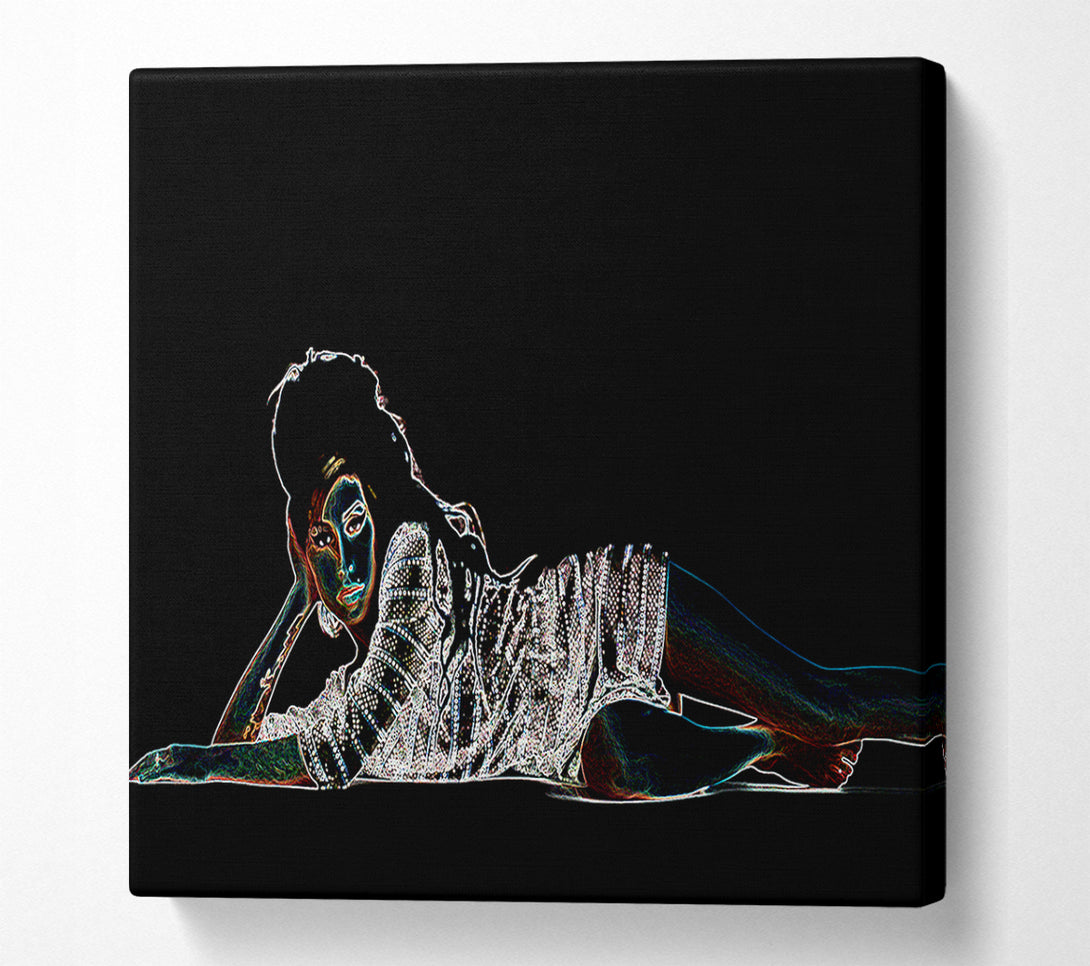  A Canvas Print of Amy Winehouse Canvas Art