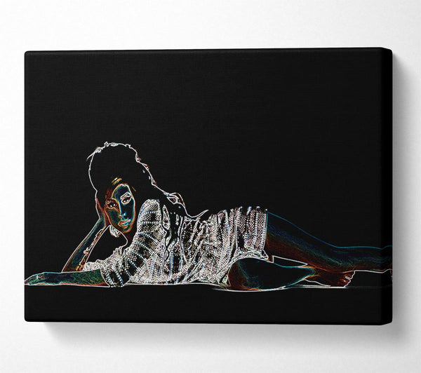  A Canvas Print of Amy Winehouse Canvas Art