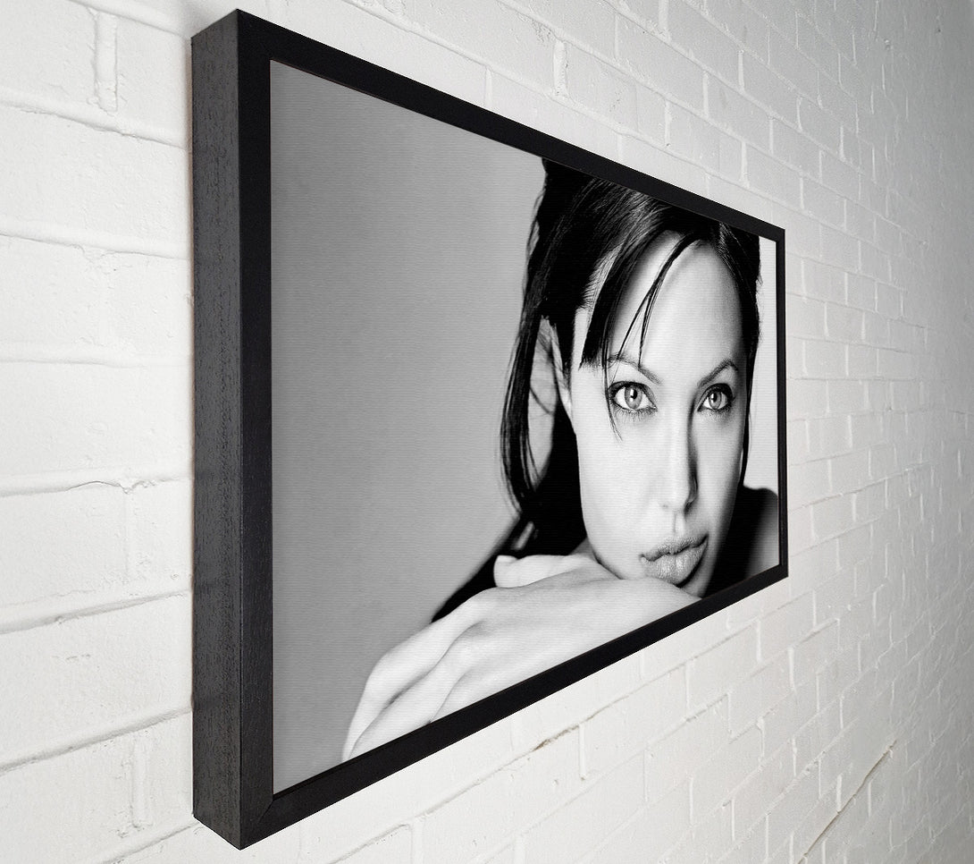  A Canvas Print of Angelina Jolie Intimate Canvas Art