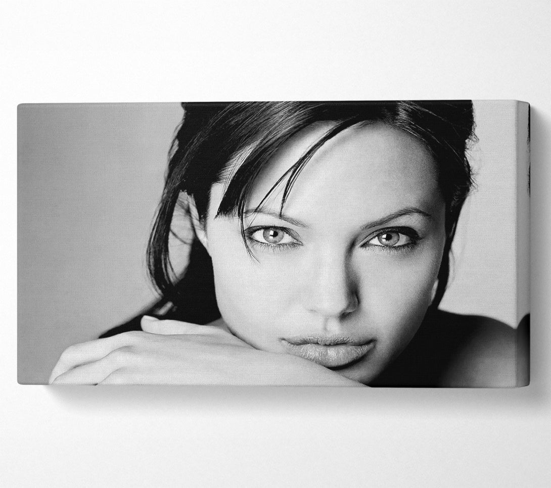  A Canvas Print of Angelina Jolie Intimate Canvas Art