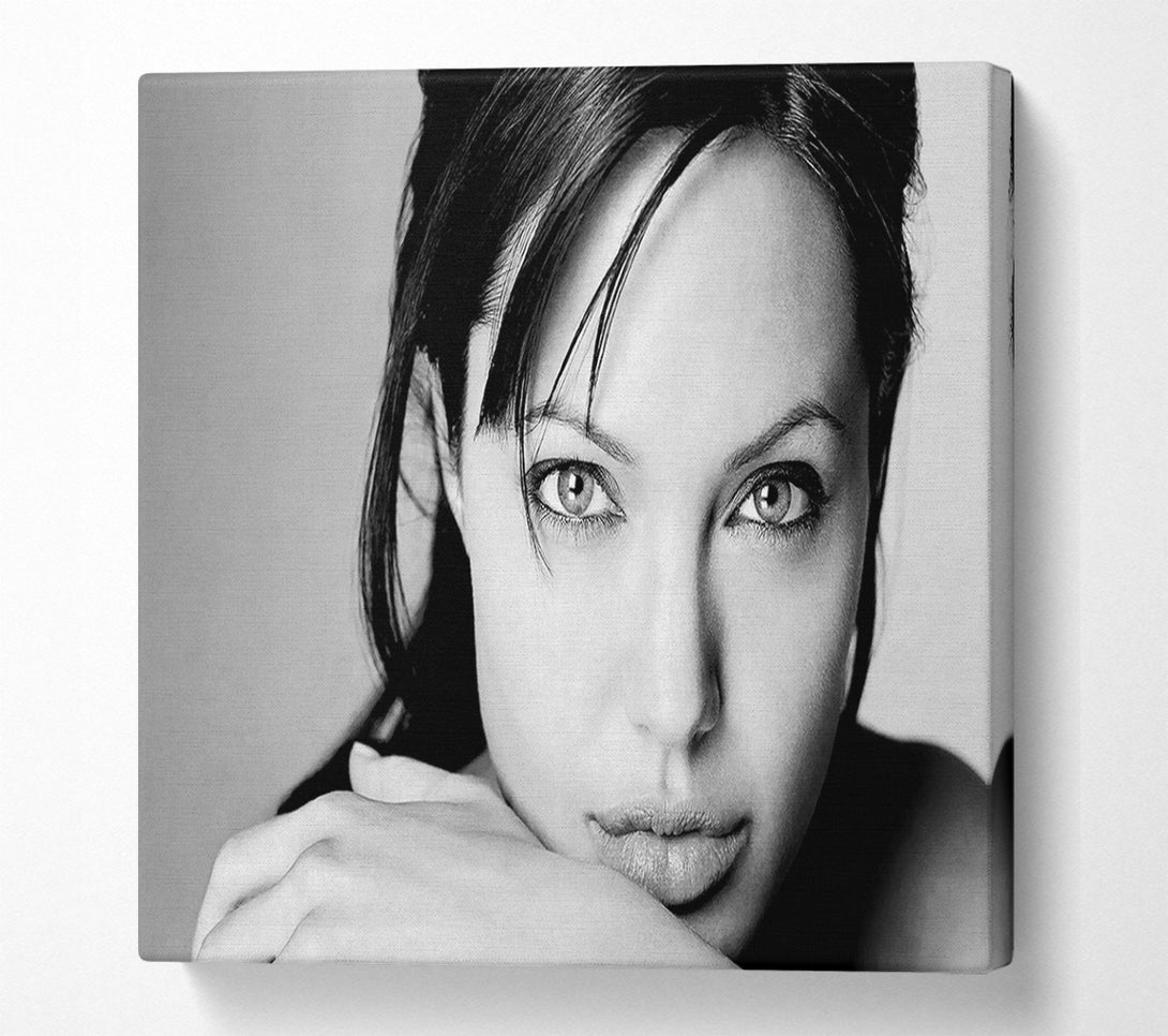  A Canvas Print of Angelina Jolie Intimate Canvas Art