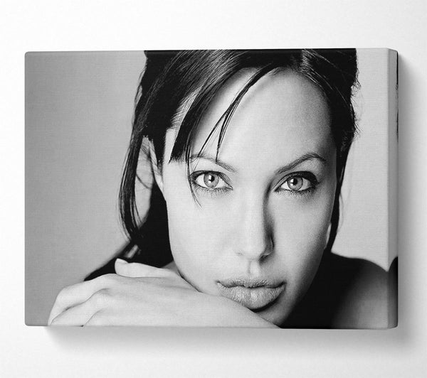  A Canvas Print of Angelina Jolie Intimate Canvas Art