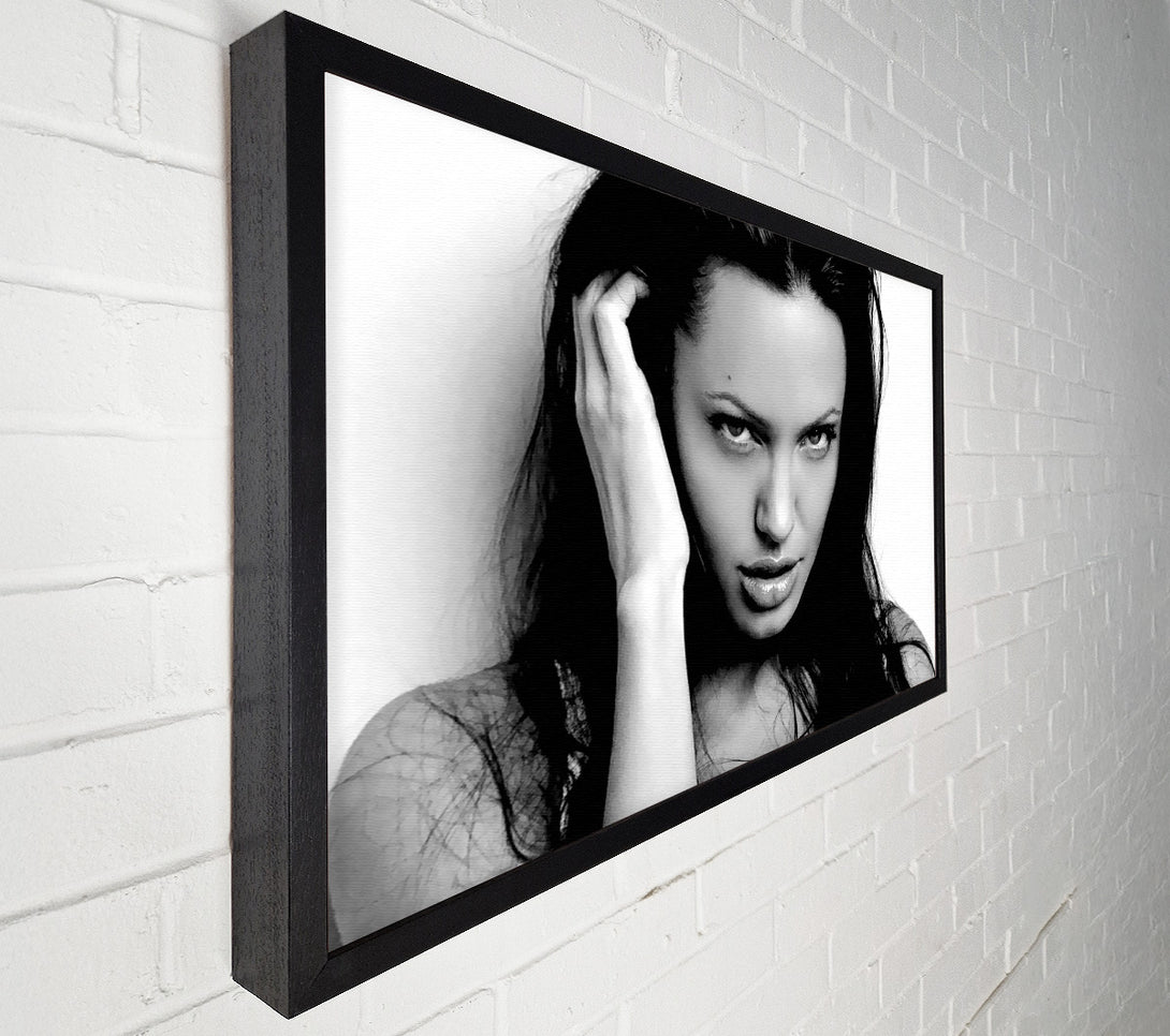  A Canvas Print of Angelina Jolie Sexy Eyes Canvas Art