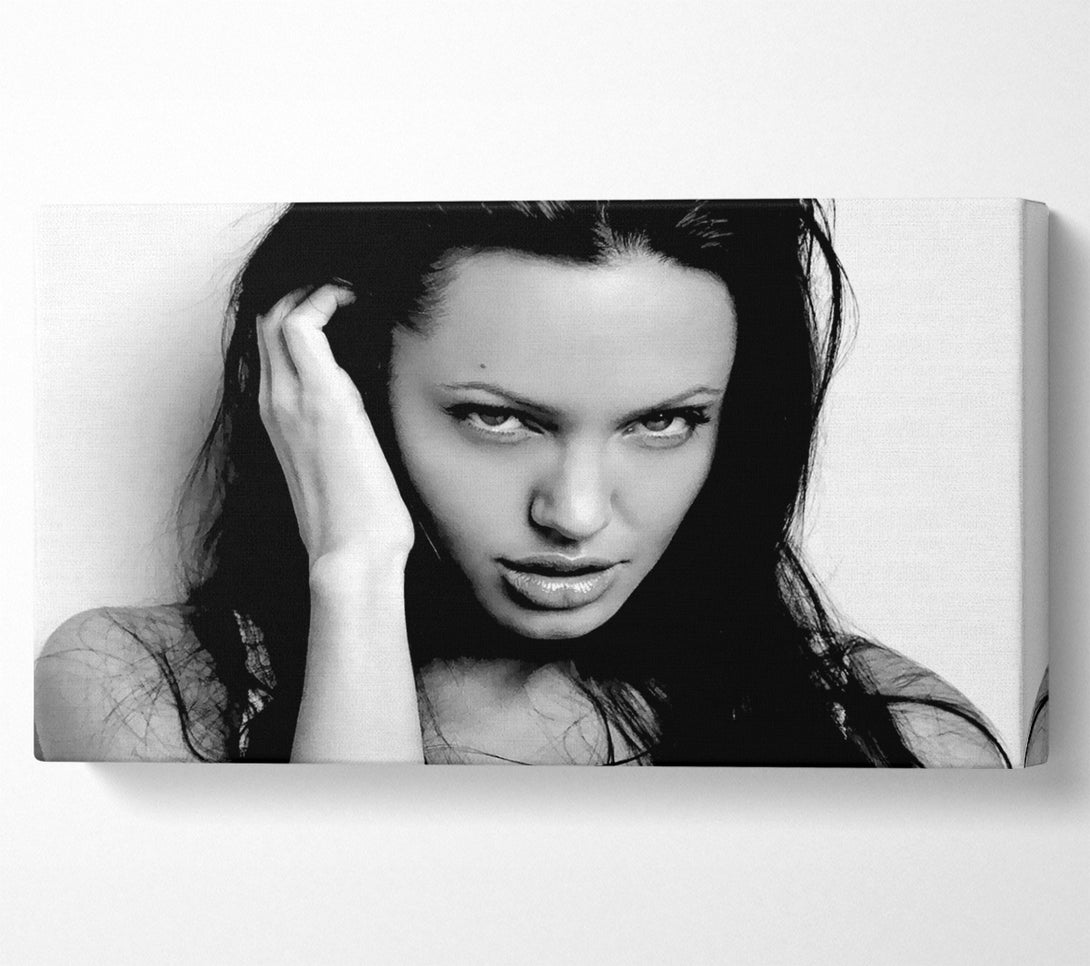  A Canvas Print of Angelina Jolie Sexy Eyes Canvas Art