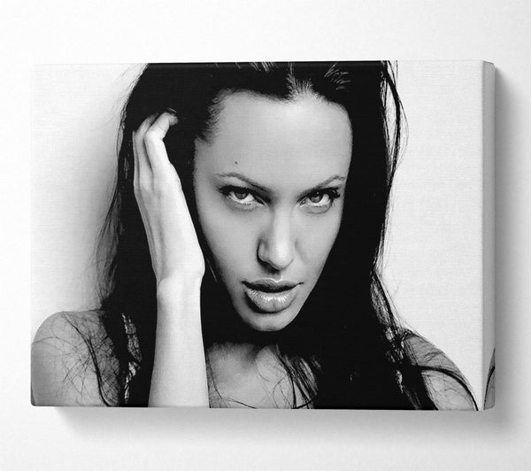  A Canvas Print of Angelina Jolie Sexy Eyes Canvas Art