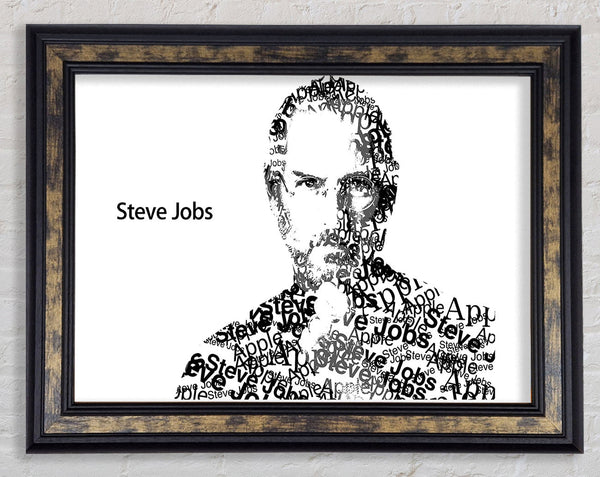 Apple Steve Jobs Framed Print