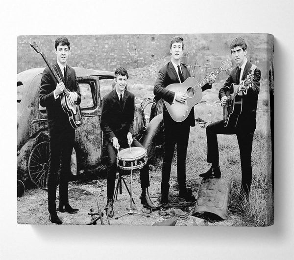  A Canvas Print of Beatles Band Canvas Art