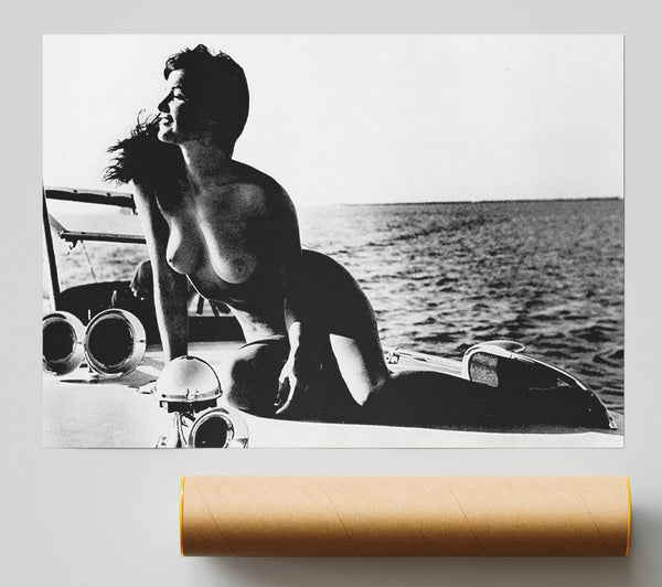 Betty Page Nude Giclee Print